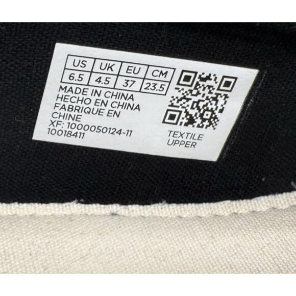 TOMS Shoes Classics Canvas Women's Size 6.5 Black, worn once - Picture 13 of 13